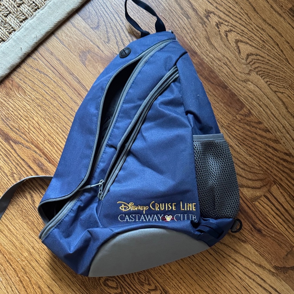 Disney Cruise Line Navy Sling Backpack
